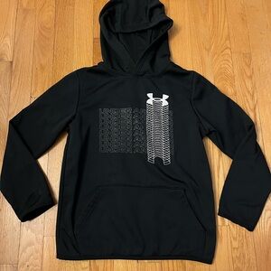 Under Armour Black Hoodie with Graphic Design